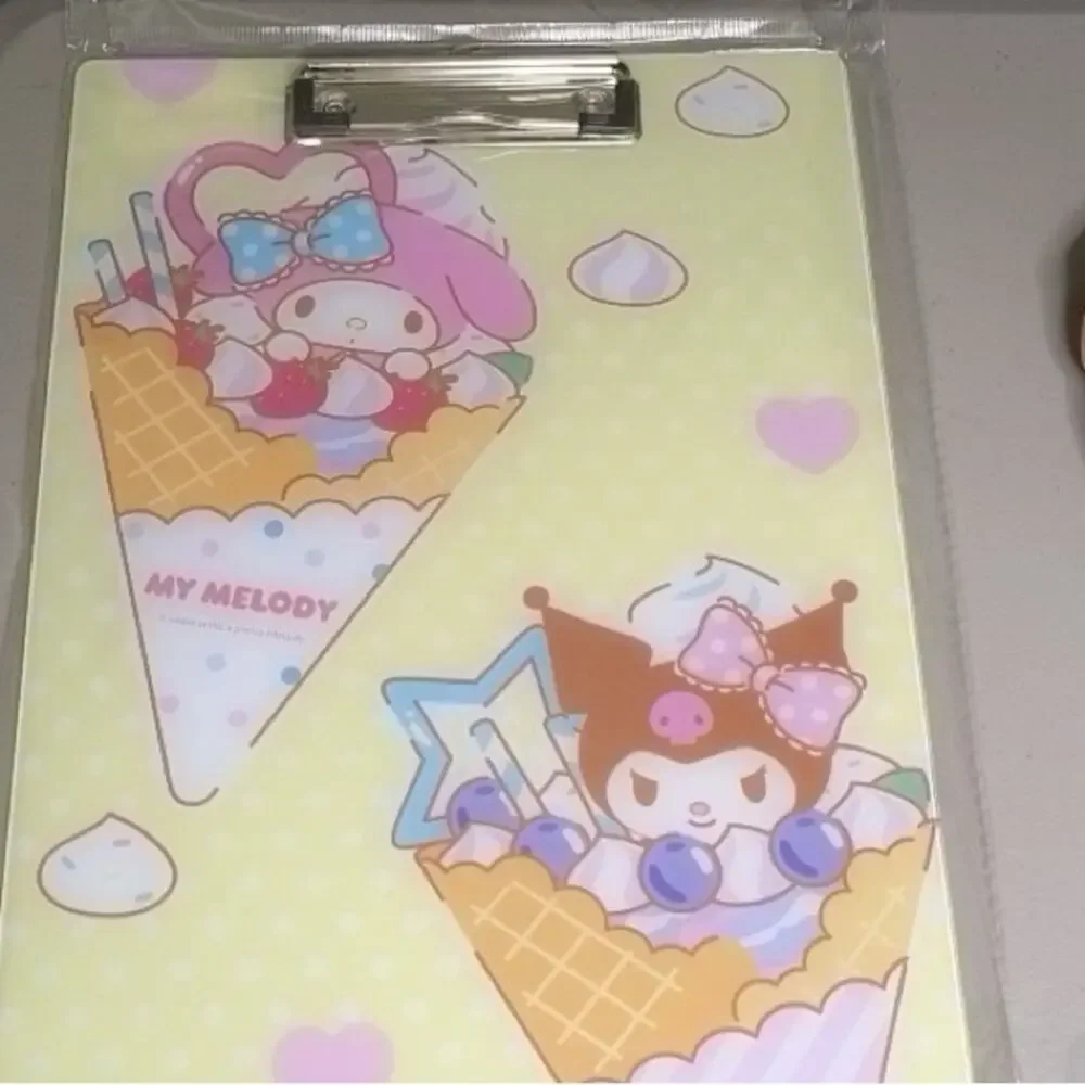 #KM-064 My Melody Ice Cream Cone Clipboard